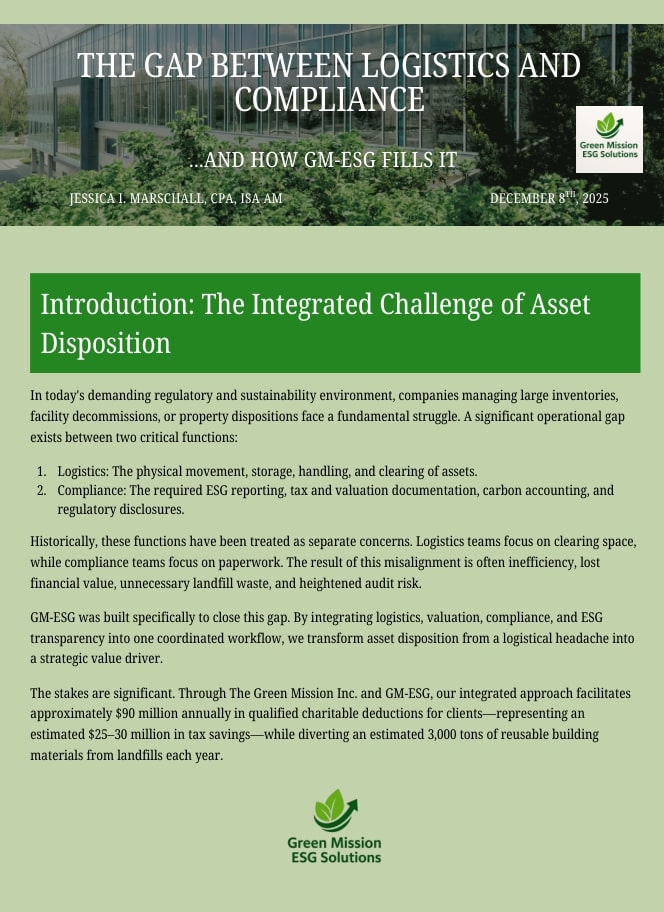 The Gap Between Logistics and Compliance